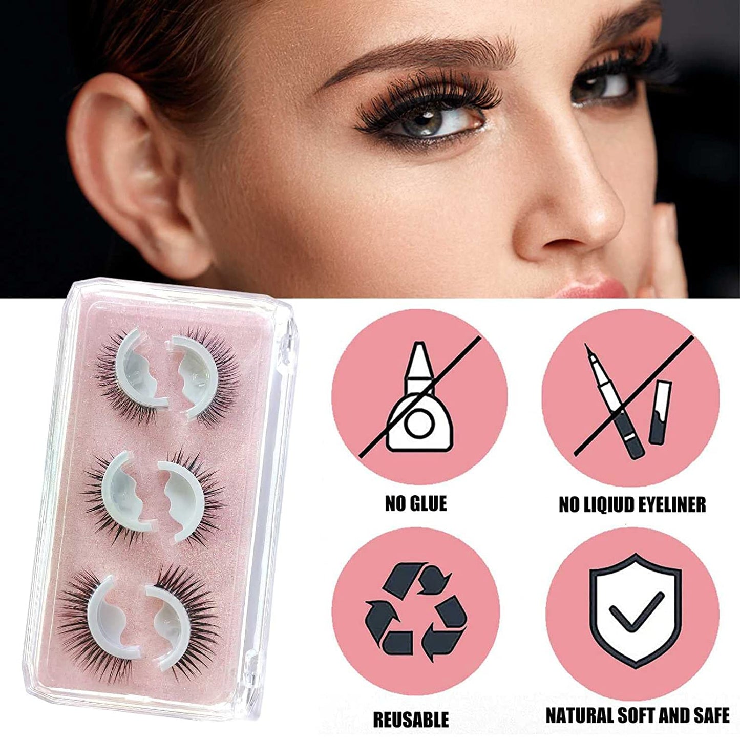 Reusable eyelashes