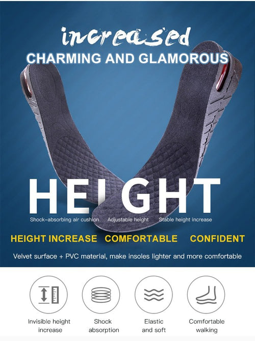 Height Increase AirFlex Comfort Boost Insole 4.5CM (2INCHES)